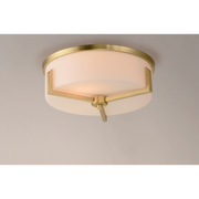 Maxim 21280 Dart 3-lt 14" Flush Mount - Satin Brass