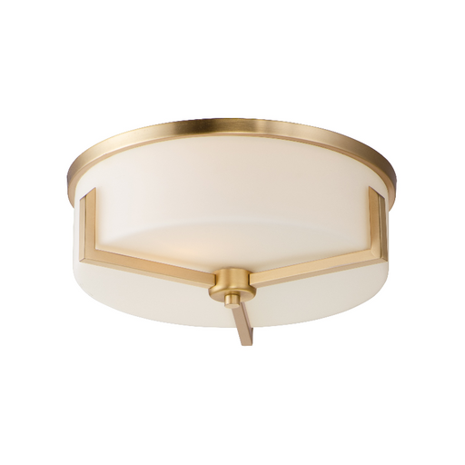 Maxim 21280 Dart 3-lt 14" Flush Mount - Satin Brass