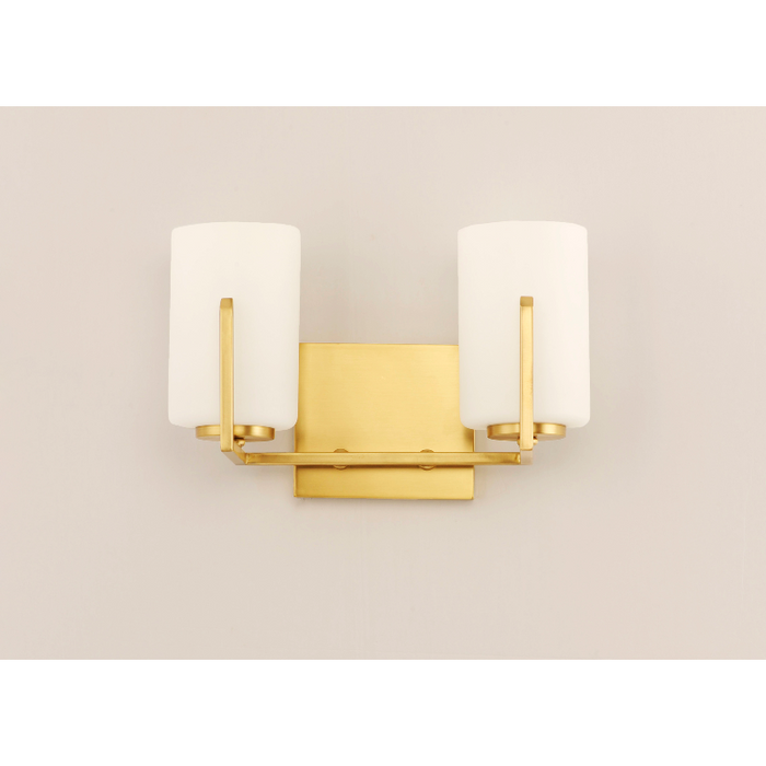 Maxim 21282 Dart 2-lt 13" Bath Vanity - Satin Brass