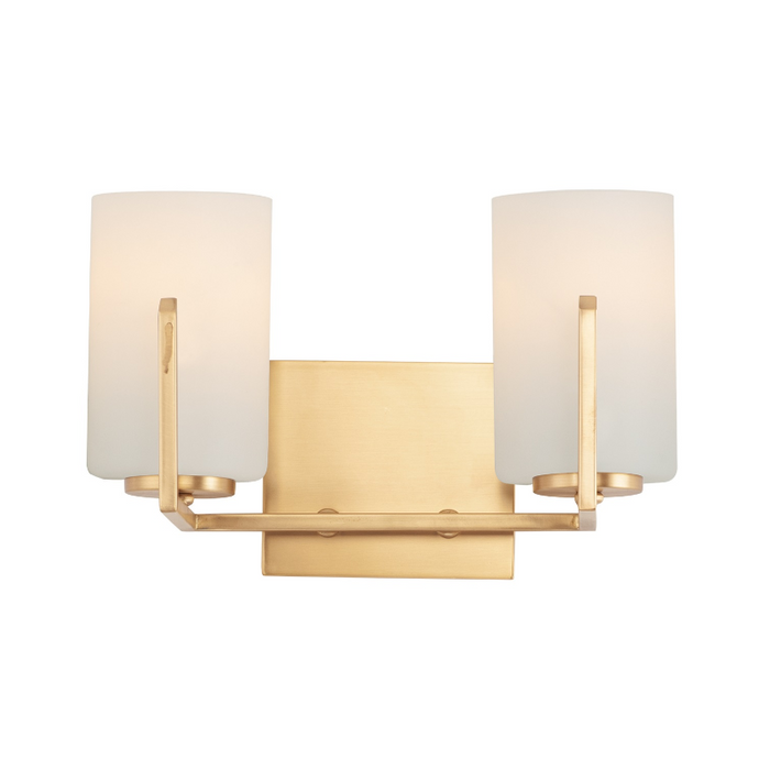 Maxim 21282 Dart 2-lt 13" Bath Vanity - Satin Brass