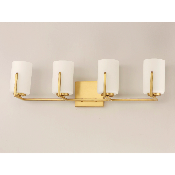 Maxim 21284 Dart 4-lt 30" Bath Vanity - Satin Brass