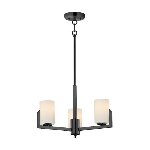 Maxim 21285 Dart 3-lt 22" Chandelier - Matte Black