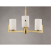 Maxim 21285 Dart 3-lt 22" Chandelier - Satin Brass