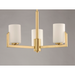 Maxim 21285 Dart 3-lt 22" Chandelier - Satin Brass