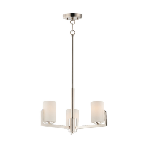 Maxim 21285 Dart 3-lt 22" Chandelier - Satin Nickel