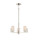 Maxim 21285 Dart 3-lt 22" Chandelier - Satin Nickel