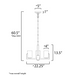 Maxim 21285 Dart 3-lt 22" Chandelier