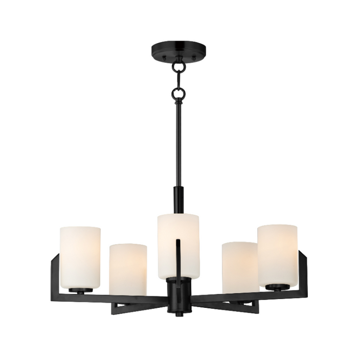Maxim 21286 Dart 5-lt 26" Chandelier - Matte Black