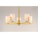Maxim 21286 Dart 5-lt 26" Chandelier - Satin Brass