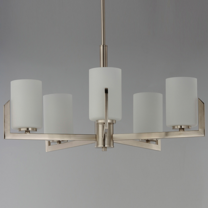 Maxim 21286 Dart 5-lt 26" Chandelier - Satin Nickel