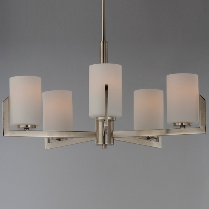 Maxim 21286 Dart 5-lt 26" Chandelier - Satin Nickel