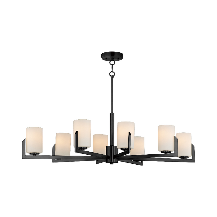 Maxim 21288 Dart 8-lt 44" Chandelier - Matte Black