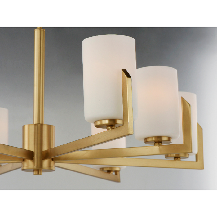 Maxim 21288 Dart 8-lt 44" Chandelier - Satin Brass