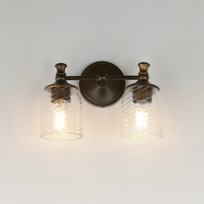 Maxim 21352 Swirl 2-lt 14" Wall Sconce