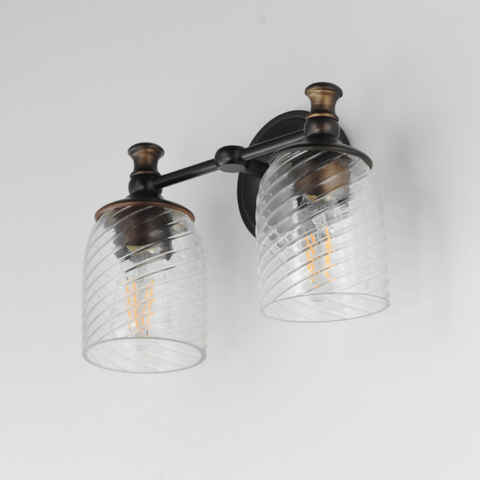 Maxim 21352 Swirl 2-lt 14" Wall Sconce