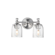 Maxim 21352 Swirl 2-lt 14" Wall Sconce-Satin Nickel