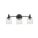 Maxim 21353 Swirl 3-lt 23" Bath Vanity-Black