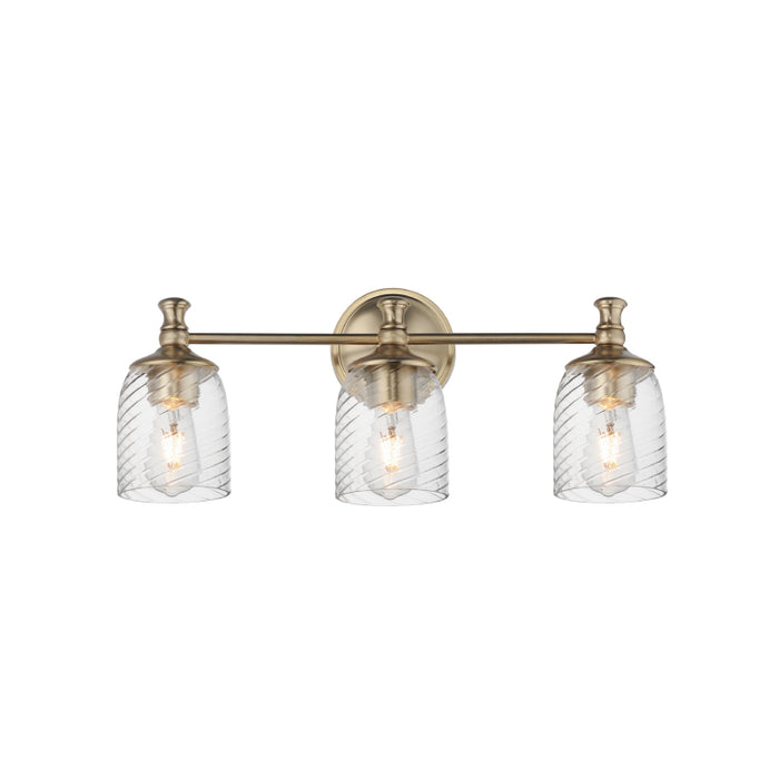 Maxim 21353 Swirl 3-lt 23" Bath Vanity-Antique Bronze