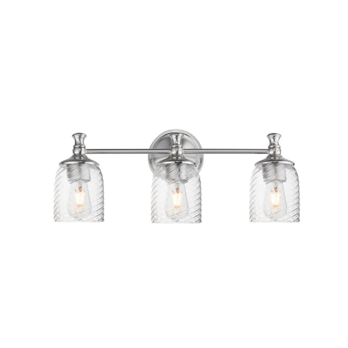 Maxim 21353 Swirl 3-lt 23" Bath Vanity-Satin Nickel