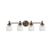 Maxim 21354 Swirl 4-lt 33" Bath Vanity-Antique Bronze