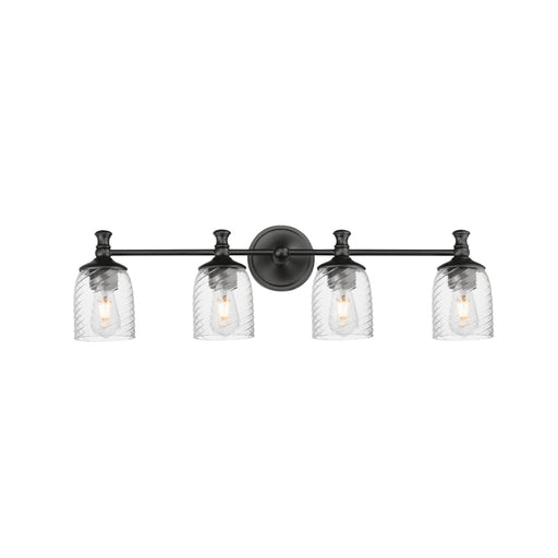 Maxim 21354 Swirl 4-lt 33" Bath Vanity-Black