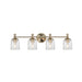 Maxim 21354 Swirl 4-lt 33" Bath Vanity-Satin Champagne