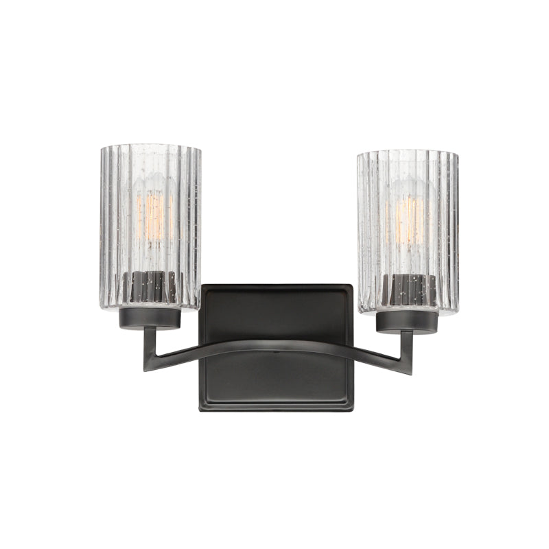 Maxim 21372 Rigata 2-lt 14" Bath Vanity-Black