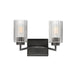 Maxim 21372 Rigata 2-lt 14" Bath Vanity-Black