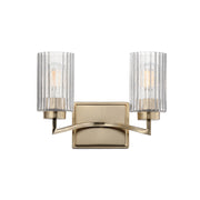 Maxim 21372 Rigata 2-lt 14" Bath Vanity-Satin Champagne