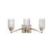 Maxim 21373 Rigata 3-lt 23" Bath Vanity-Satin Champagne