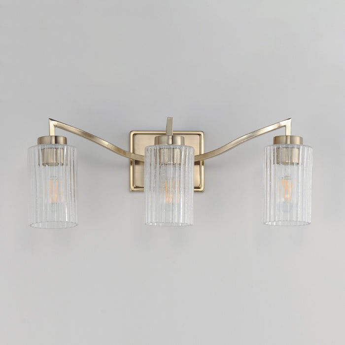 Maxim 21373 Rigata 3-lt 23" Bath Vanity-Satin Champagne