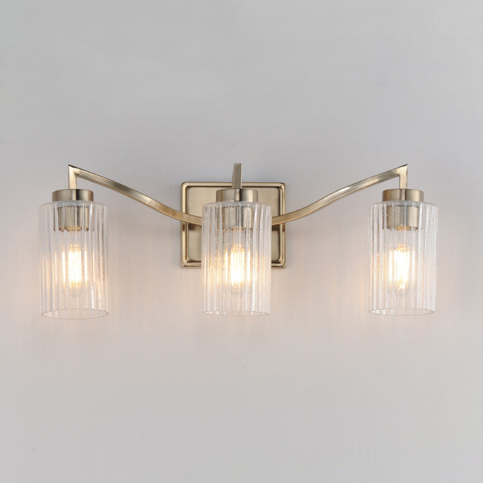 Maxim 21373 Rigata 3-lt 23" Bath Vanity-Satin Champagne