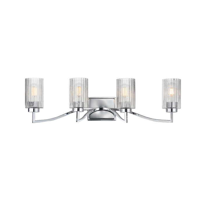 Maxim 21374 Rigata 4-lt 32" Bath Vanity-Polished Nickel