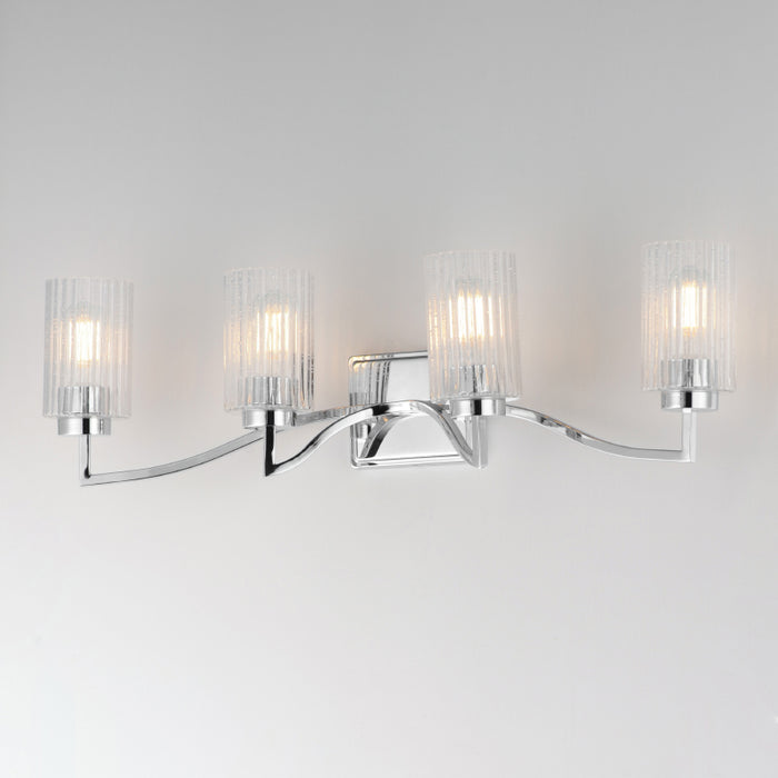 Maxim 21374 Rigata 4-lt 32" Bath Vanity-Polished Nickel