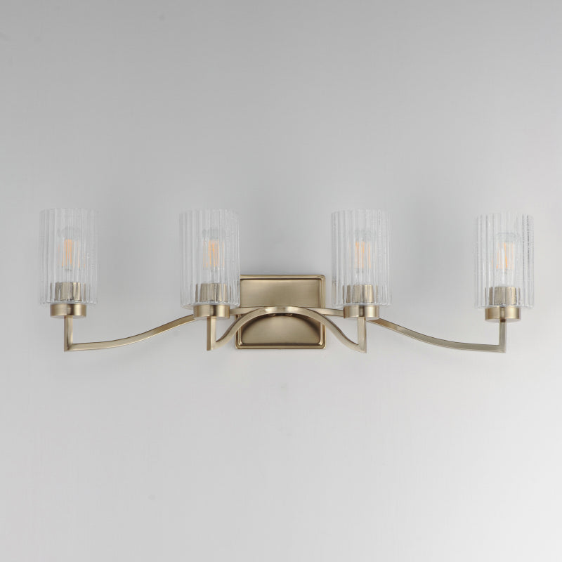 Maxim 21374 Rigata 4-lt 32" Bath Vanity-Satin Champagne
