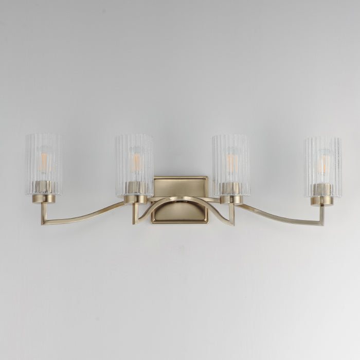 Maxim 21374 Rigata 4-lt 32" Bath Vanity-Satin Champagne
