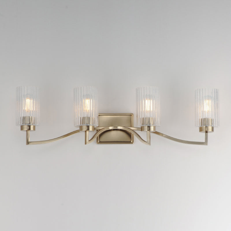 Maxim 21374 Rigata 4-lt 32" Bath Vanity-Satin Champagne