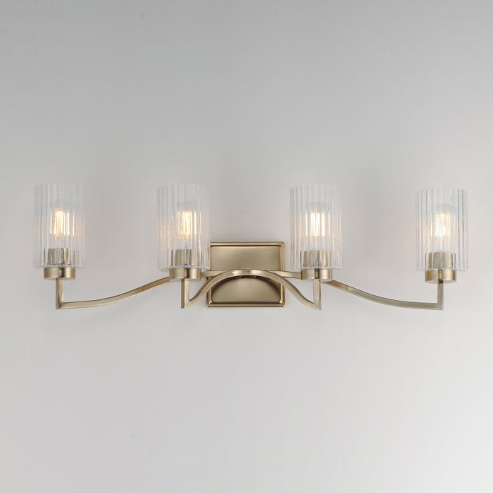 Maxim 21374 Rigata 4-lt 32" Bath Vanity-Satin Champagne