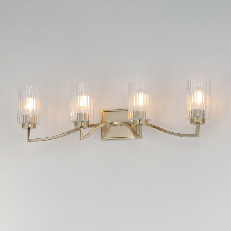 Maxim 21374 Rigata 4-lt 32" Bath Vanity-Satin Champagne