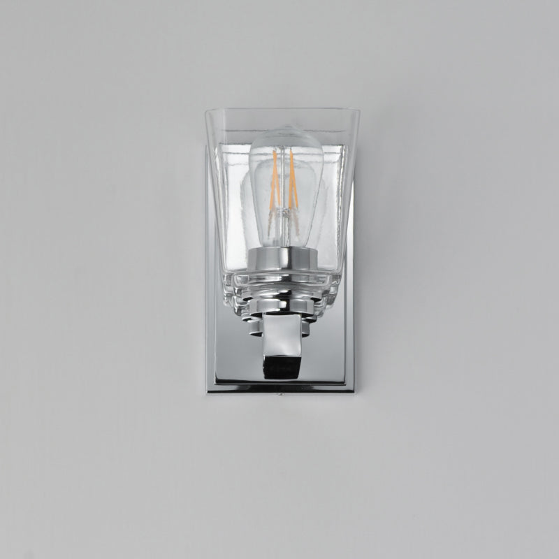 Maxim 21381 Cubos 1-lt 8" Tall Wall Sconce - Polished Chrome