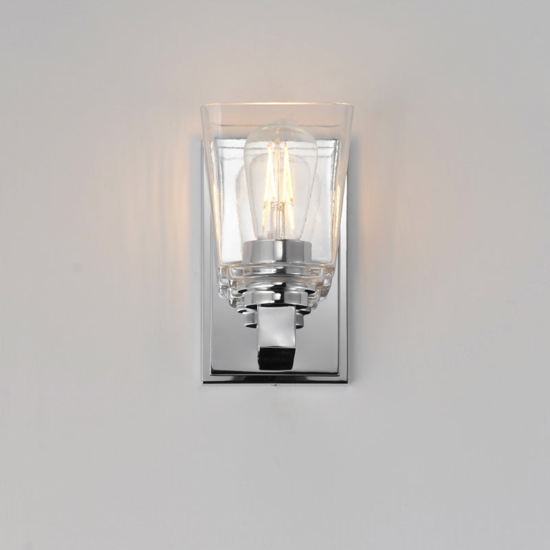 Maxim 21381 Cubos 1-lt 8" Tall Wall Sconce - Polished Chrome