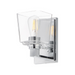 Maxim 21381 Cubos 1-lt 8" Tall Wall Sconce - Polished Chrome