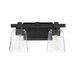 Maxim 21382 Cubos 2-lt 14" Wall Sconce - Black