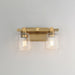 Maxim 21382 Cubos 2-lt 14" Wall Sconce - Natural Aged Brass