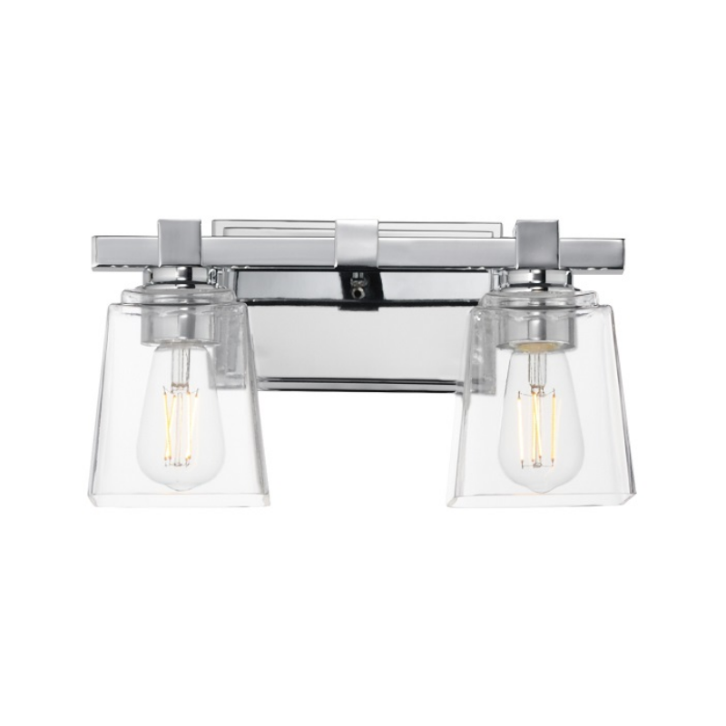 Maxim 21382 Cubos 2-lt 14" Wall Sconce - Polished Chrome