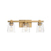 Maxim 21383 Cubos 3-lt 22" Bath Vanity-Natural Aged Brass