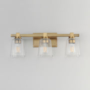 Maxim 21383 Cubos 3-lt 22" Bath Vanity - Natural Aged Brass
