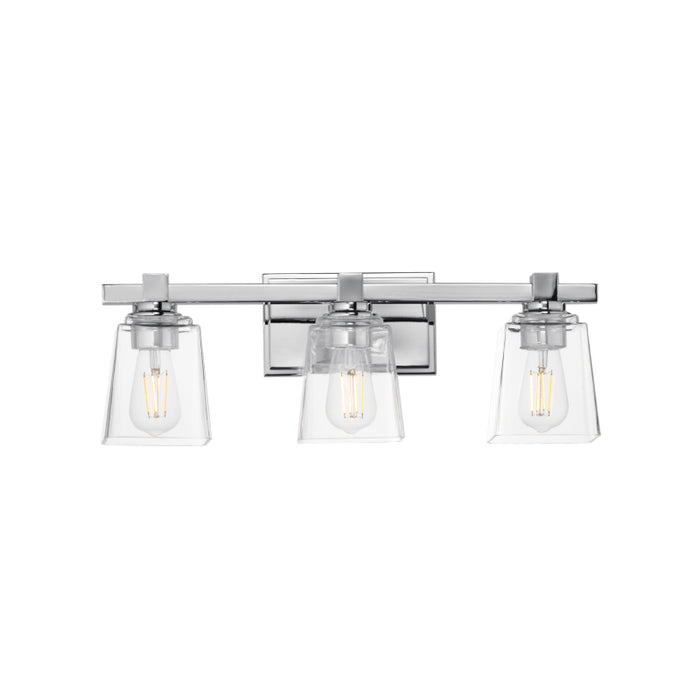 Maxim 21383 Cubos 3-lt 22" Bath Vanity-Polished Chrome