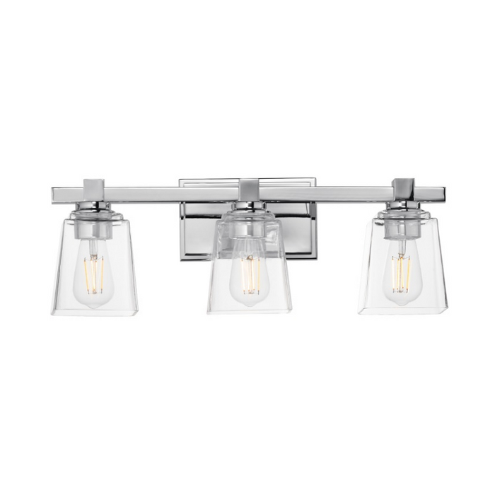 Maxim 21383 Cubos 3-lt 22" Bath Vanity - Polished Chrome