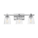 Maxim 21383 Cubos 3-lt 22" Bath Vanity - Polished Chrome